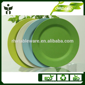 Alimento, bandeja, bambu, fibra, fantasia, dinnerware